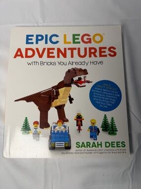 Lego Epic Adventures Book - White, Blue, Red, Green, Yellow, Brown 6-9 yr old
